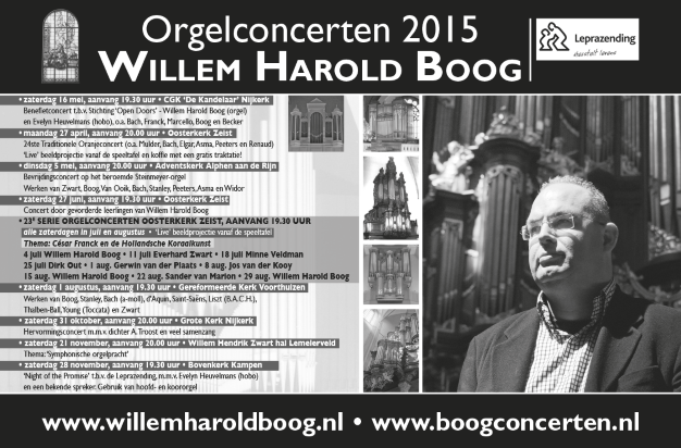 Jaaroverzicht 2015 Willem Boog